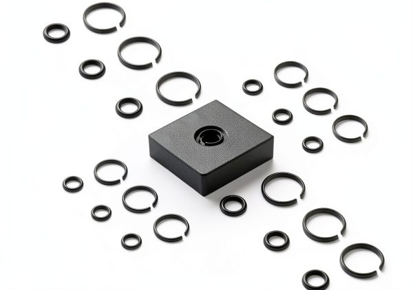 (6+6 Sets) 1/2” and 3/8" Impact Retaining Ring Clip Friction Ring with O-Ring for Mmiwauukiiii Electric/Pneumatic Type Impact Wrench, Retainer Ring Anvil Install Tool Included-0