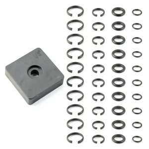41pcs 3/8 & 1/2 Inch Impact Retaining Ring Clip Friction Rings with-0