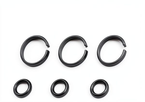 (6+6 Sets) 1/2” and 3/8" Impact Retaining Ring Clip Friction Ring with O-Ring for Mmiwauukiiii Electric/Pneumatic Type Impact Wrench, Retainer Ring Anvil Install Tool Included-2